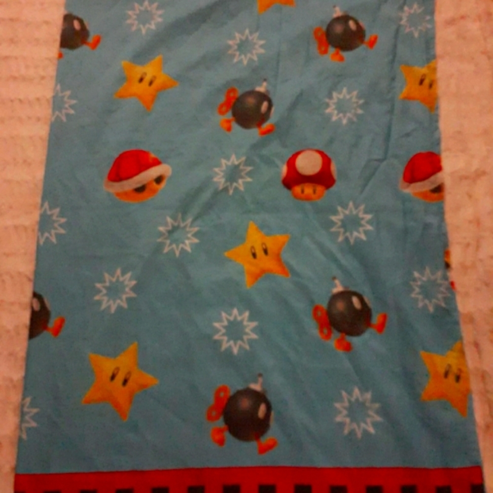 Nintendo bed sheet cover